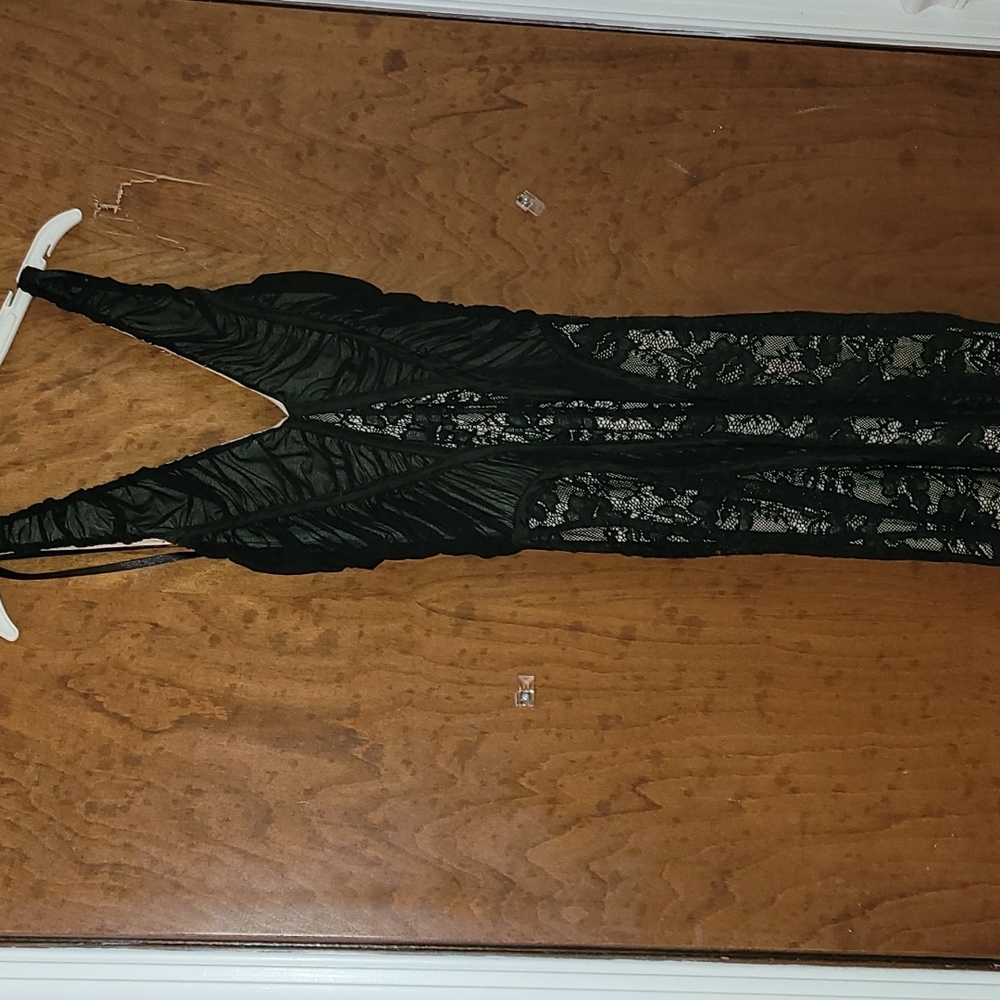 Bebe Black lace dress